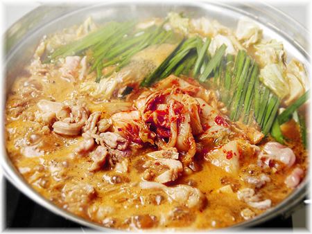 キムチ牛もつ鍋のおいしい作り方　レシピ